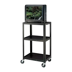Best Sale ???? H. Wilson H. Wilson Metal 42" 3 Shelf Cart Black ????