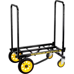 Budget ???? Rock N Roller Rock N Roller R6RT Multi-Cart 8-in-1 Equipment Transporter Cart Black Frame/Yellow Wheels Mini ????