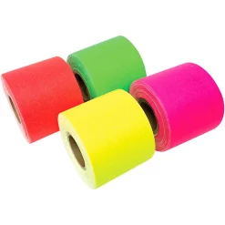 Discount ✔️ American Recorder Technologies American Recorder Technologies Mini Roll Gaffers Tape 2 In X 8 Yards - Green, Yellow, Pink, Orange ????