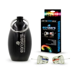 Discount ❤️ Earasers Earasers Medium Musicians Plugs And Carrying Case Bundle Black ????