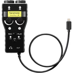 Coupon ❤️ Saramonic SmartRig+DI (with Lightning Connector For IOS) 2CH XLR/3.5mm Microphone Audio Mixer ????
