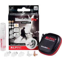 Brand new ???? Alpine Hearing Protection Alpine Hearing Protection MusicSafe Pro Earplugs (Transparent) ????