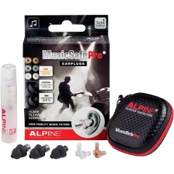 Deals ???? Alpine Hearing Protection Alpine Hearing Protection MusicSafe Pro Earplugs (Black) ????