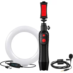 Best Sale ???? IK Multimedia IK Multimedia iRig Video Creator Bundle With Mic, Stand And Ring Light ????