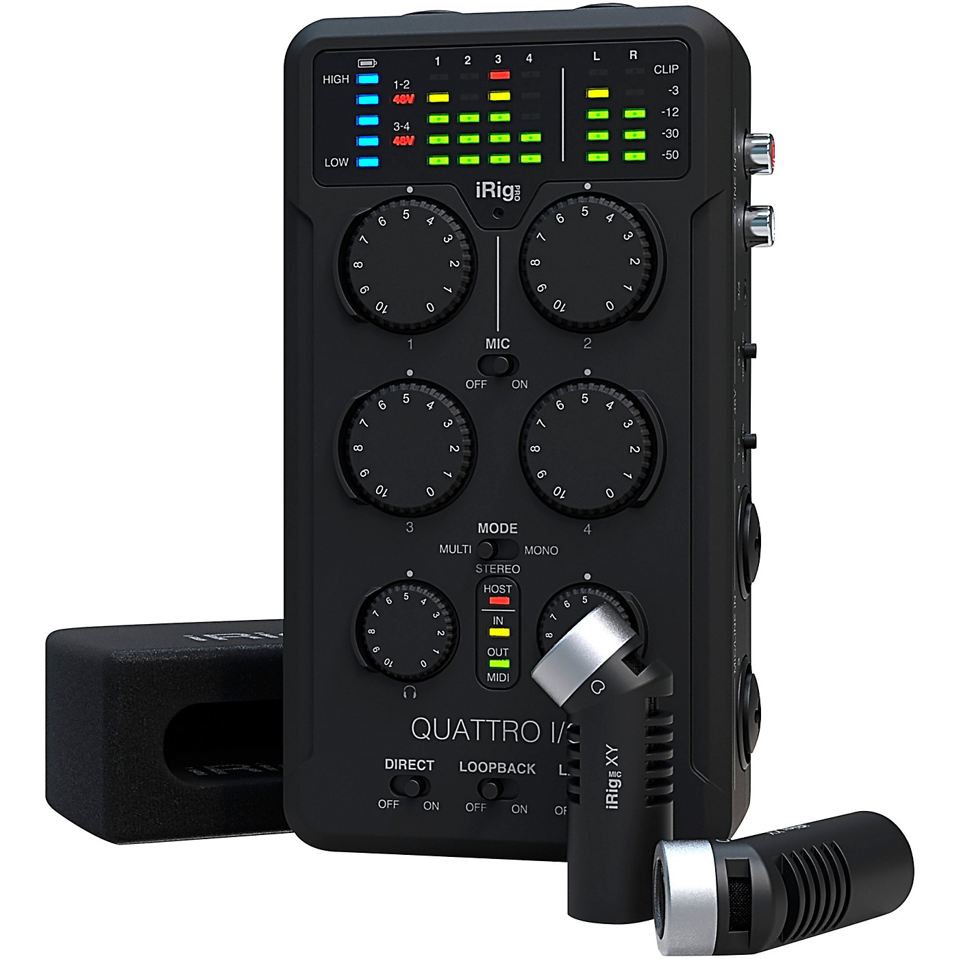 IK Multimedia iRig Pro Quattro I/O Audio/MIDI Interface Deluxe Bundle Brand new ???? IK Multimedia IK Multimedia iRig Pro Quattro I/O Audio/MIDI Interface Deluxe Bundle ???? -H. Wilson shop L94942000000000 00 1400x1400 1